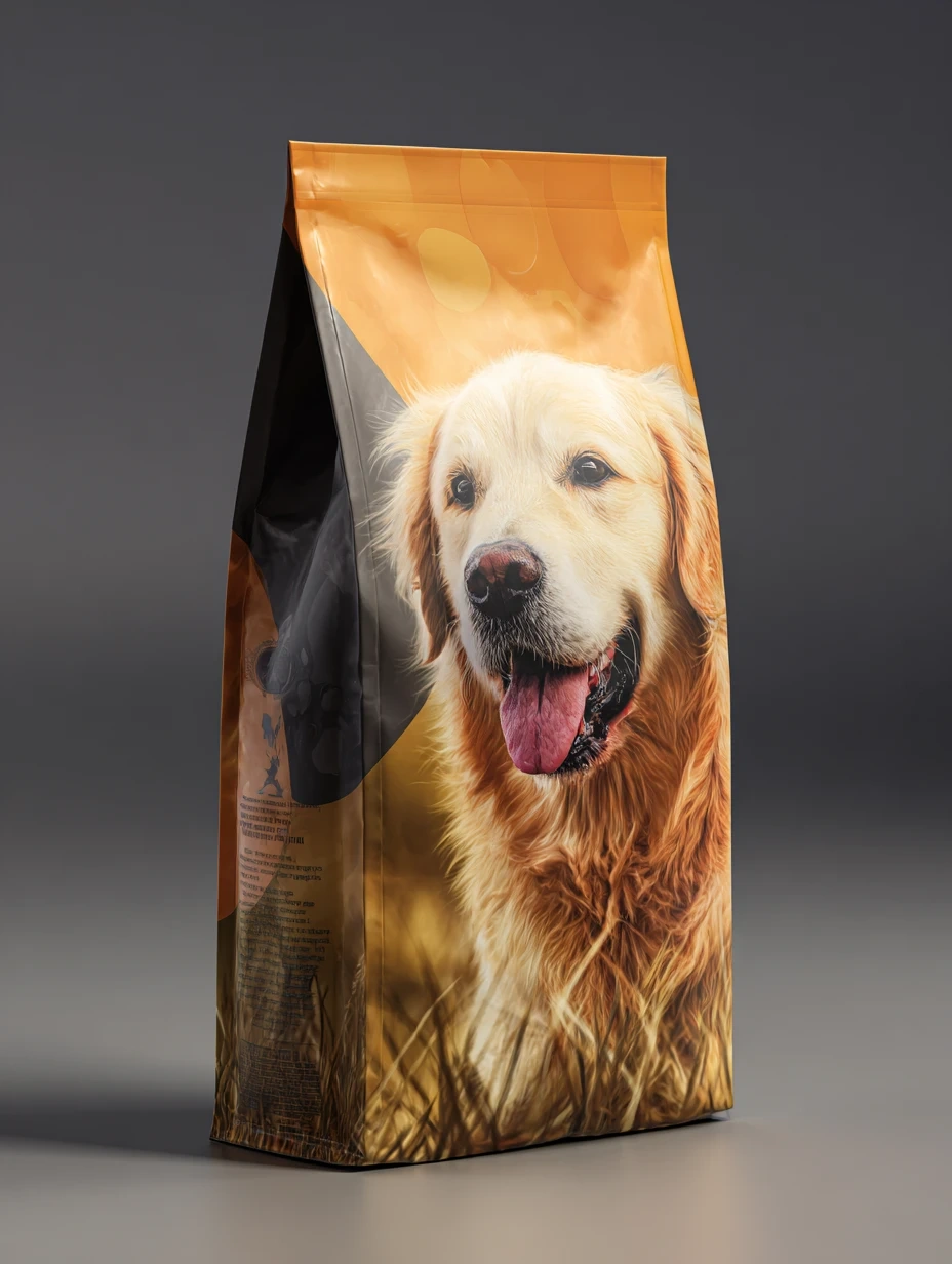 side gusset bag for dog food