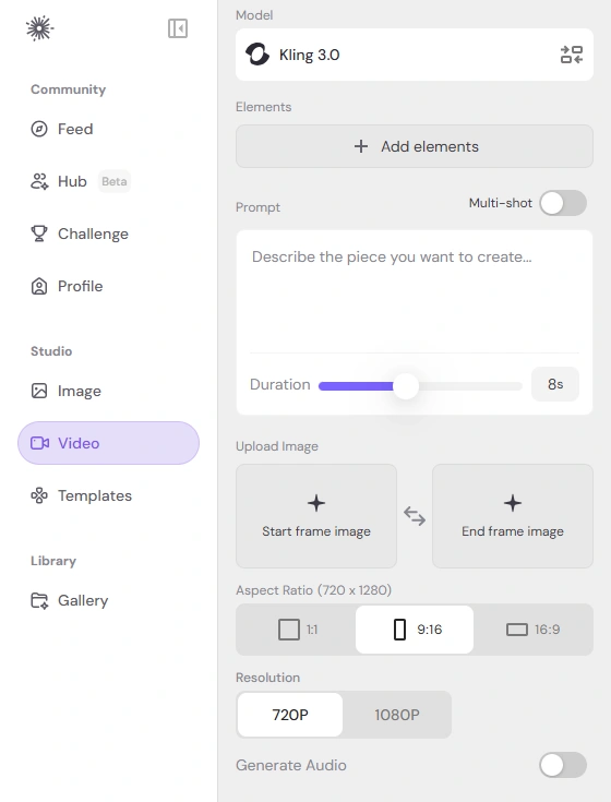 piclumen ai video generator