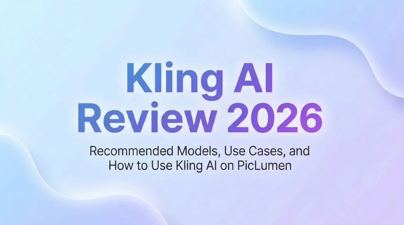 Kling AI Review 2026: Recommended Models, Use Cases, and How to Use Kling AI on PicLumen