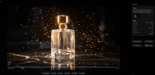 perfume video shot