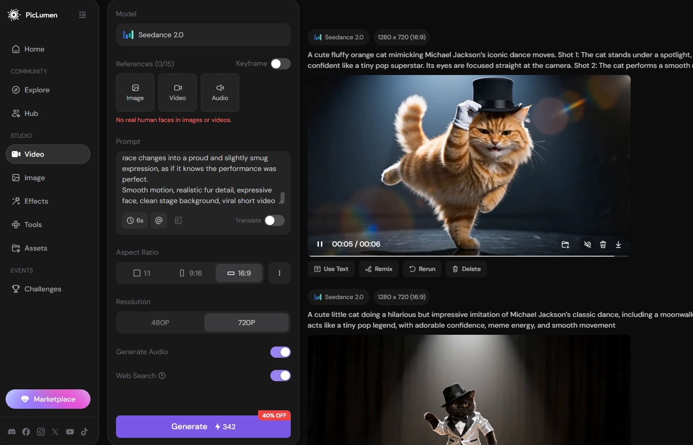 piclumen ai cat dance video piclumen ai cat dance video