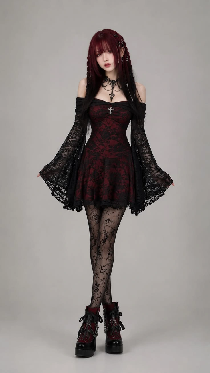 gothic vampire outfit