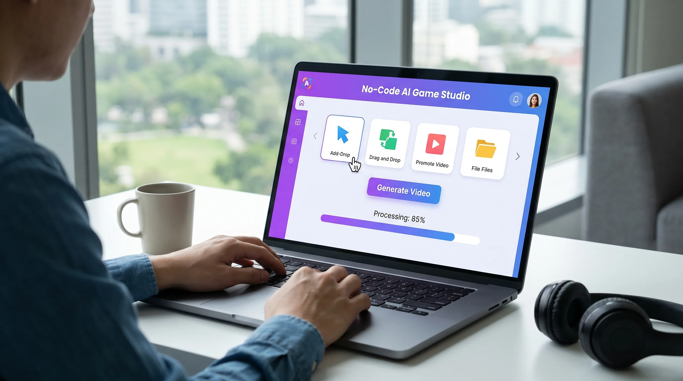 Outil rapide de création de vidéos de jeux avec IA ne nécessitant aucune compétence technique