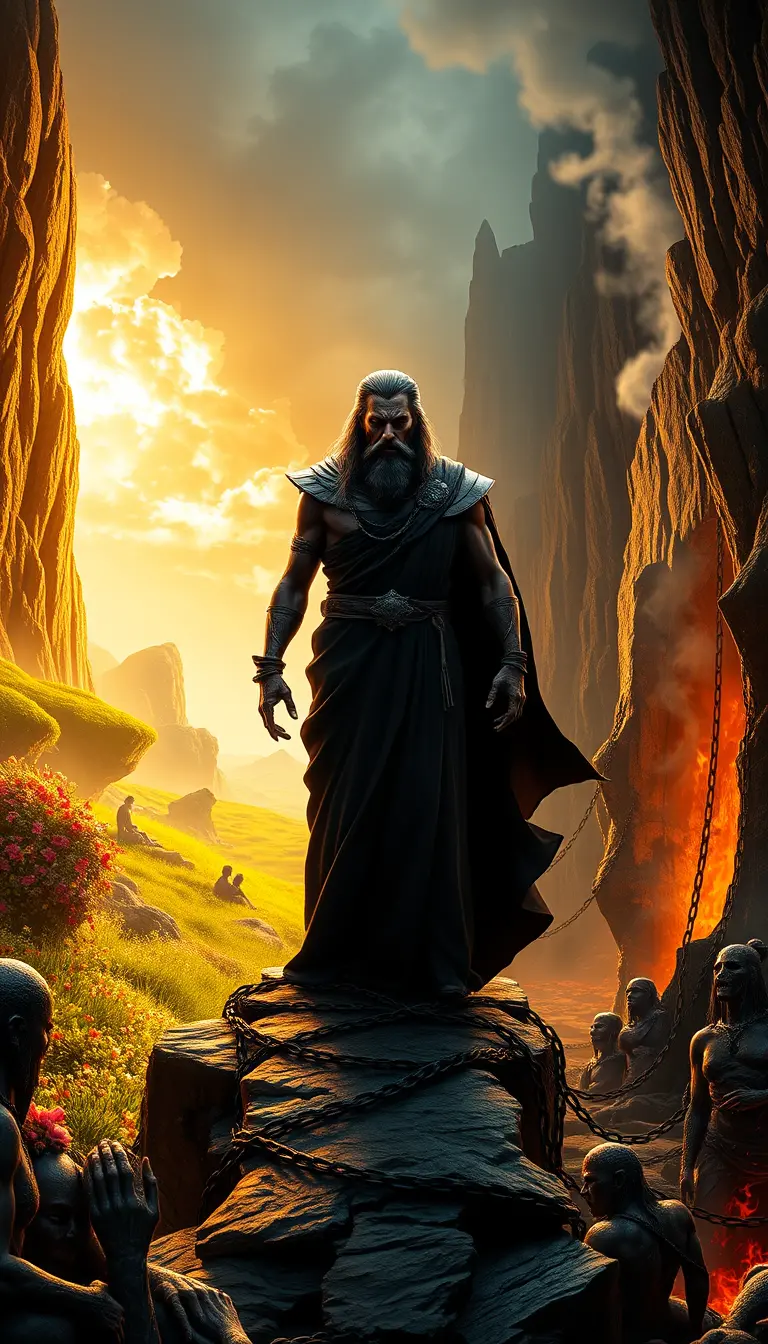 Hades In The Underworld Between Elysium And Tartarus