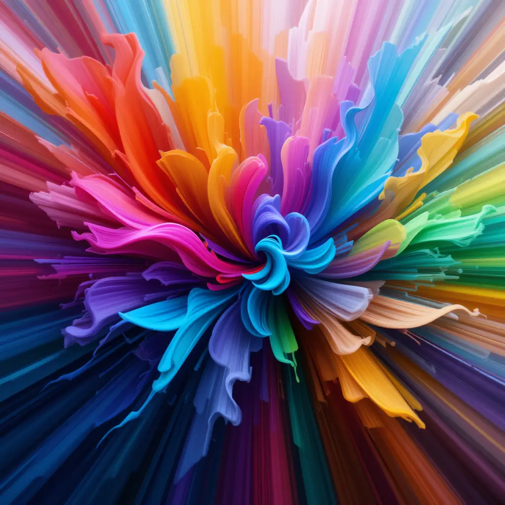Abstract waves of vibrant color and flowing gradients