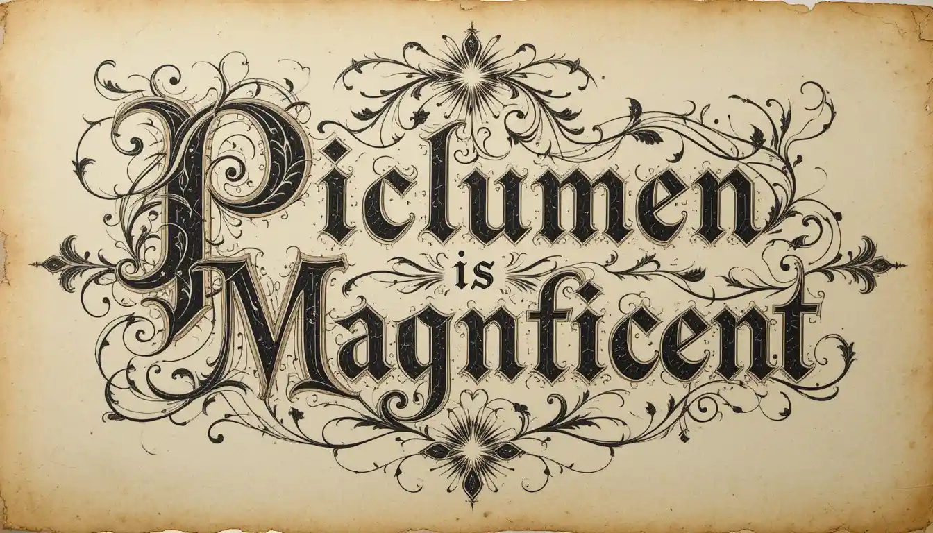 Texto de caligrafia elegante em fundo de papel pergaminho