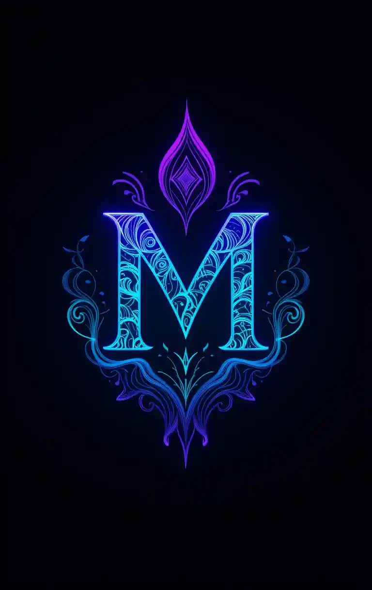 Modern logo for Melissas Creative Designs in cool colors