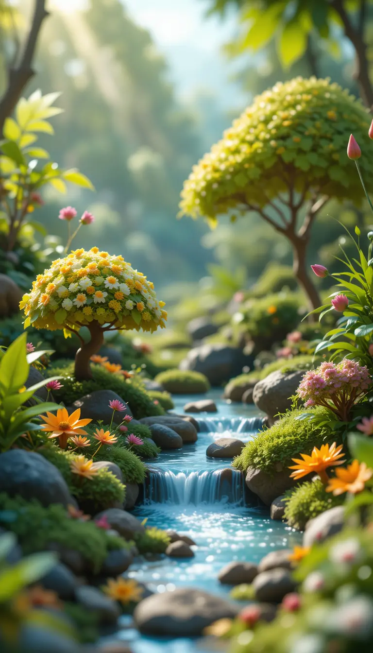 Channel banner with text over realistic nature background