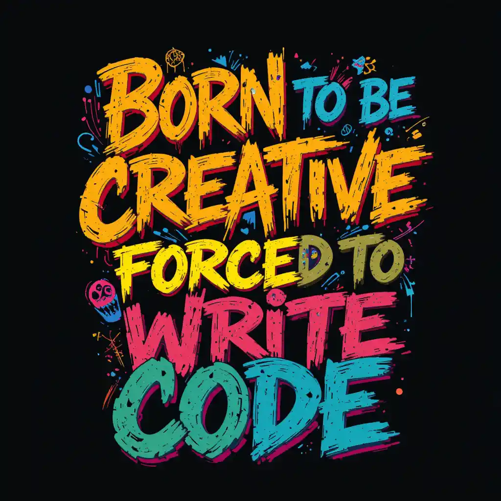 Bold graffiti typography t shirt vector design