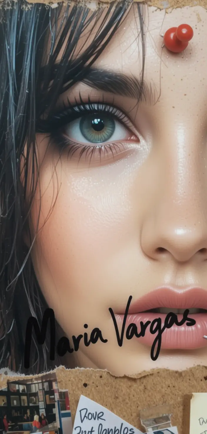 Close up portrait of a latina woman with wet hair