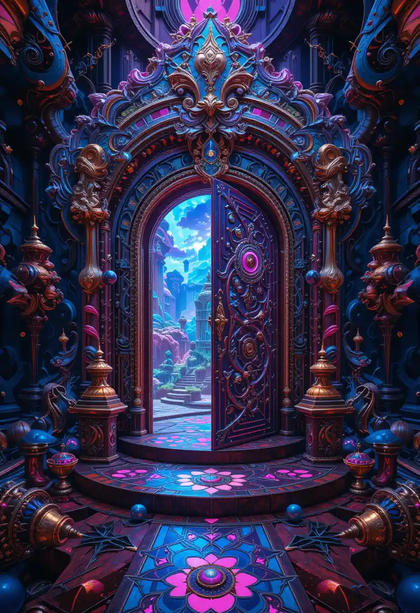 Asymmetric fantasy sphere as a doorway to another world
