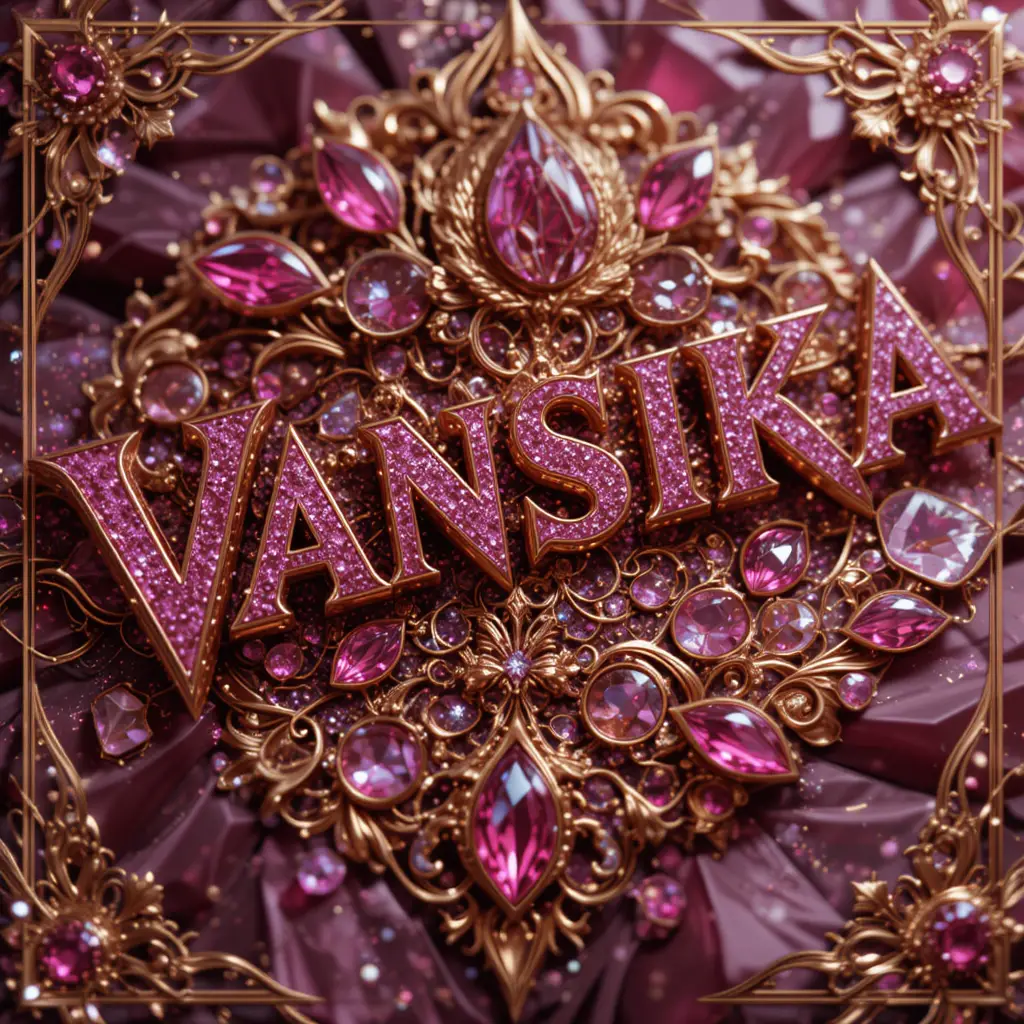 Luxury name logo crafted from stardust and gold