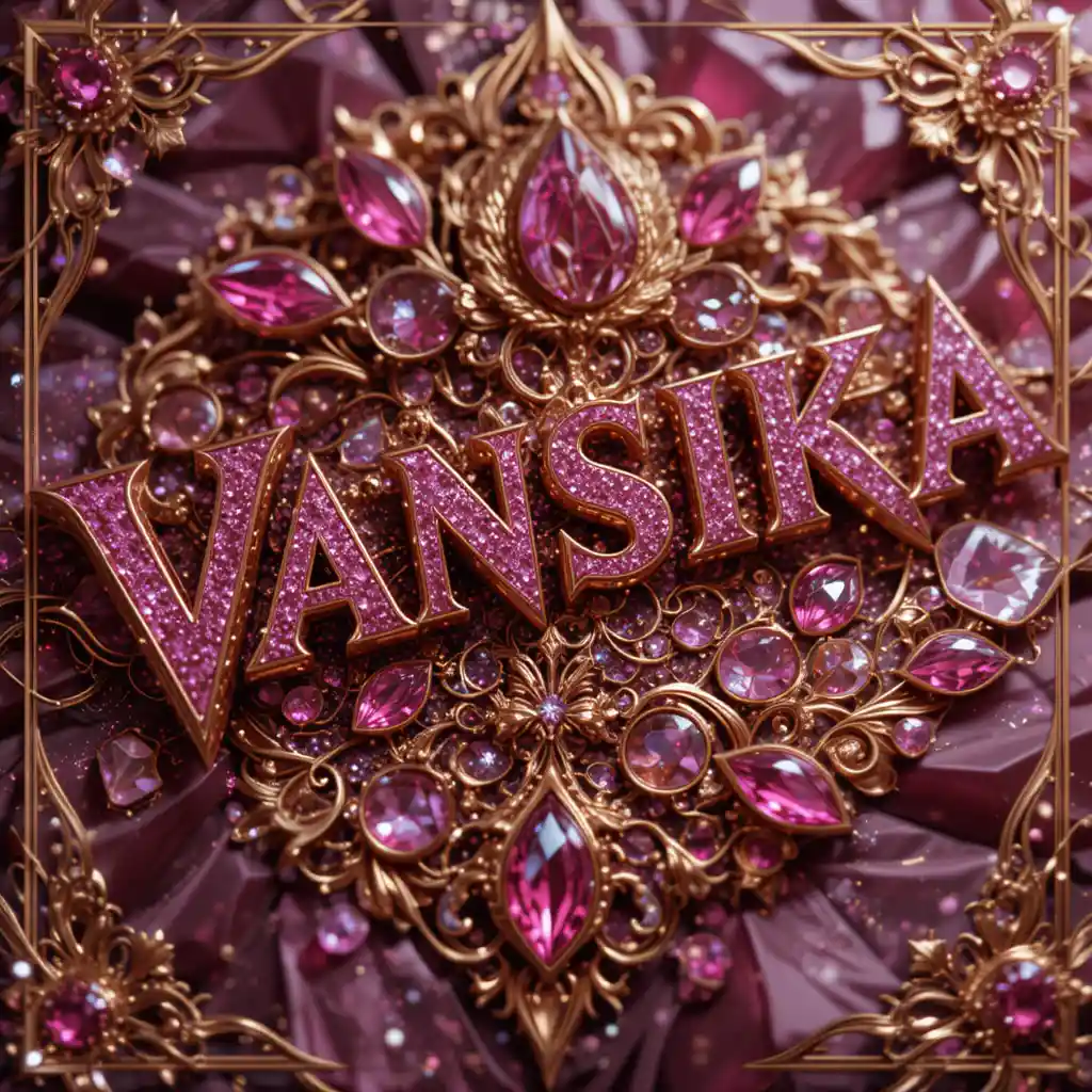 Luxury name logo crafted from stardust and gold