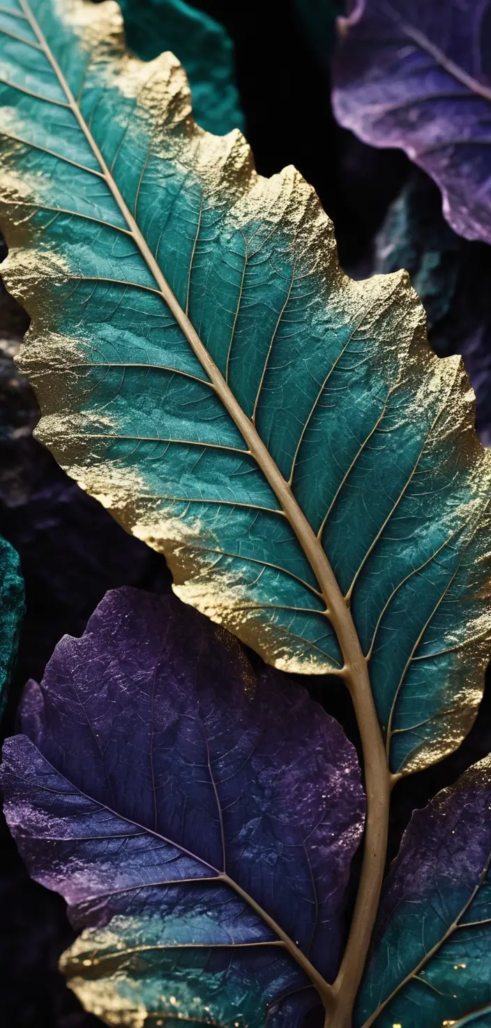 Abstract glowing textures with light and color depth