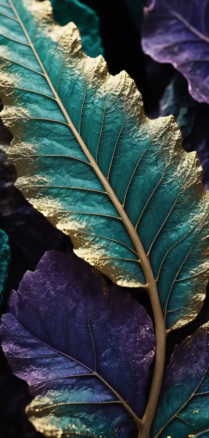 Abstract glowing textures with light and color depth