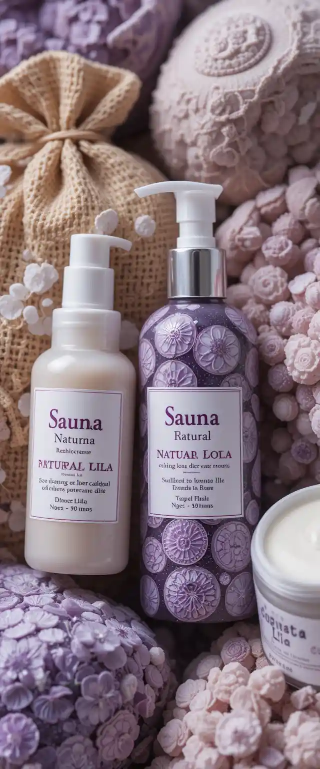 Macro close up of natural cosmetic products and packaging