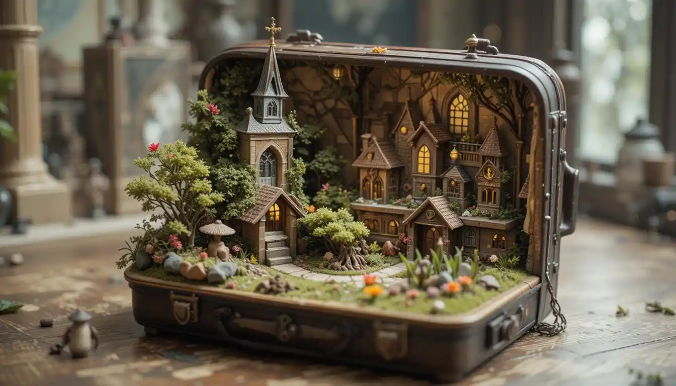 Tiny magical world hidden inside an ordinary kitchen object