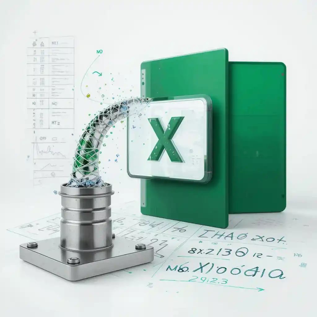 Excel spreadsheet with base plate connection program graphic