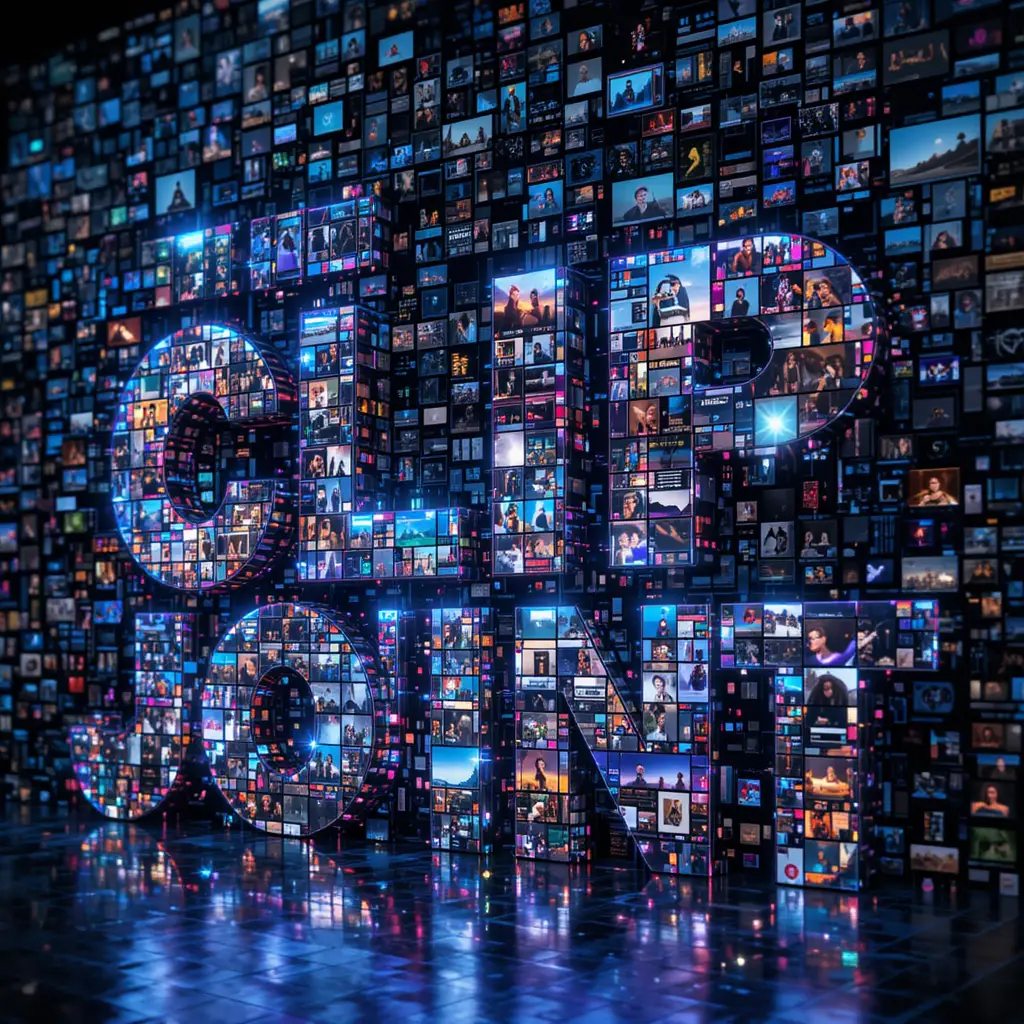 Hyperrealistic Video Mosaic Forming The Clip Joint Logo