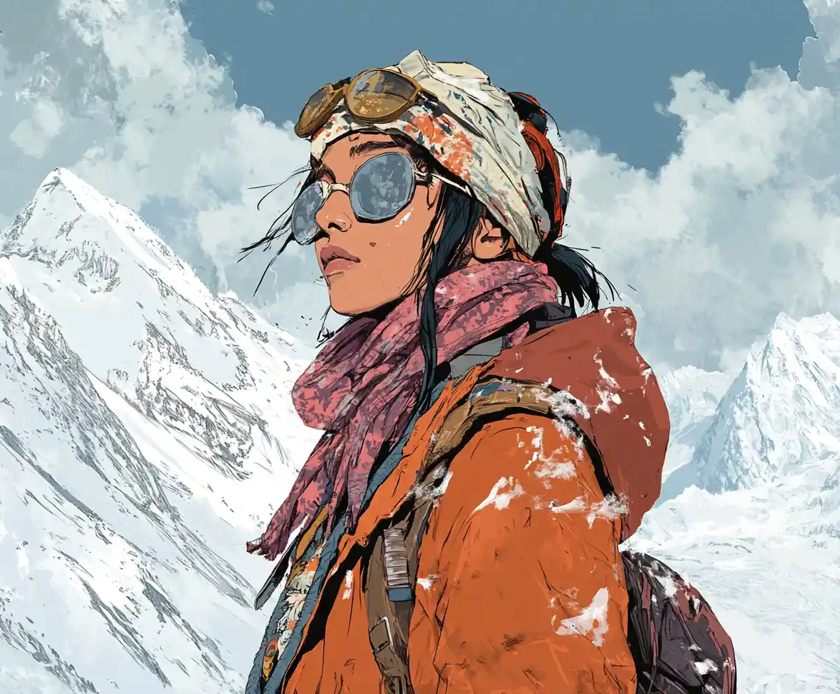 Digital drawing of pure intentions like mountain air