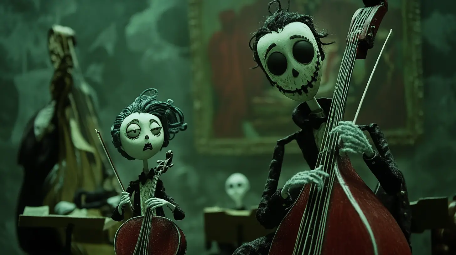 Gothic Victorian Orchestra In Stop Motion Fantasy Style