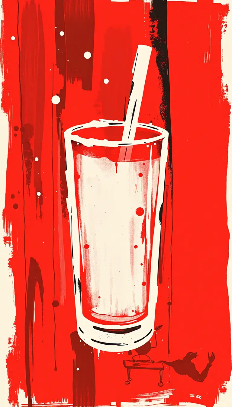 Abstract red black and white background with text