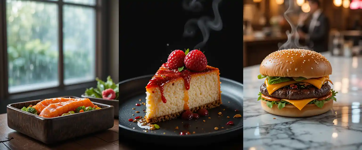 Elegante bento giapponese accanto a una finestra piovosa