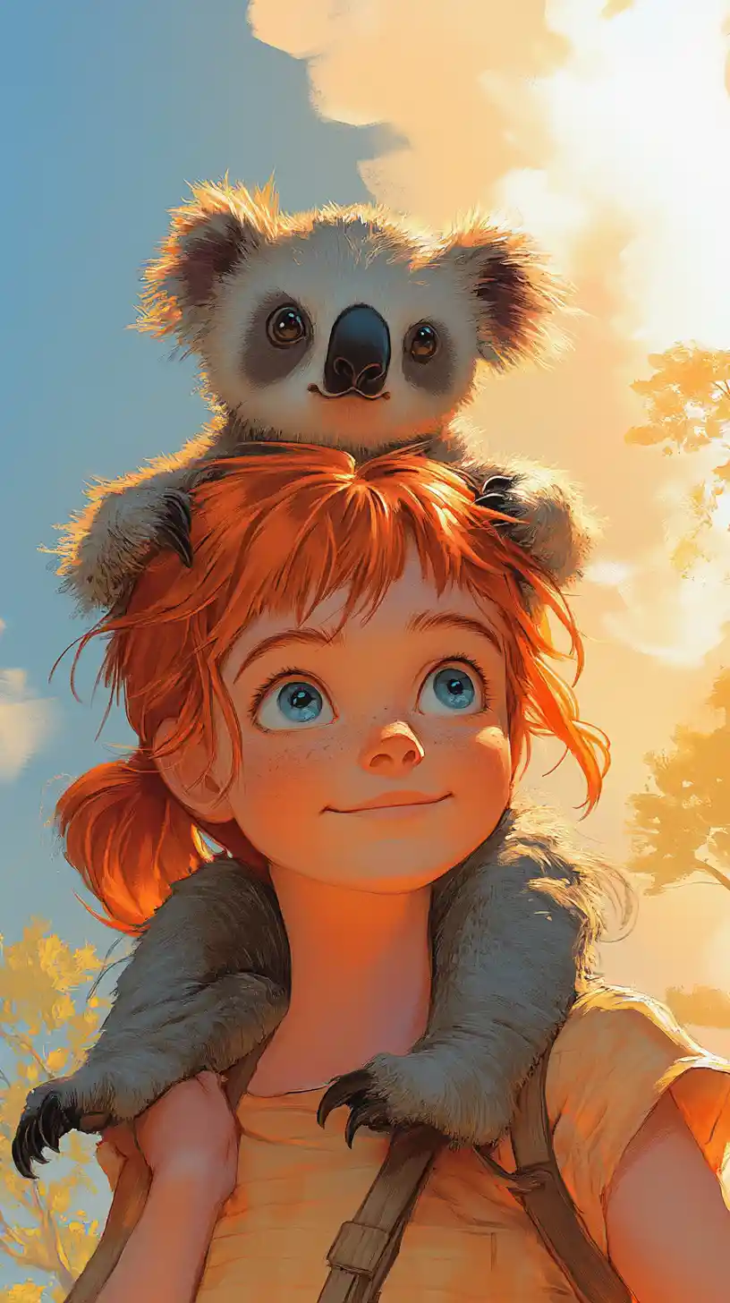 Kind young zookeeper carrying a sloth and koala