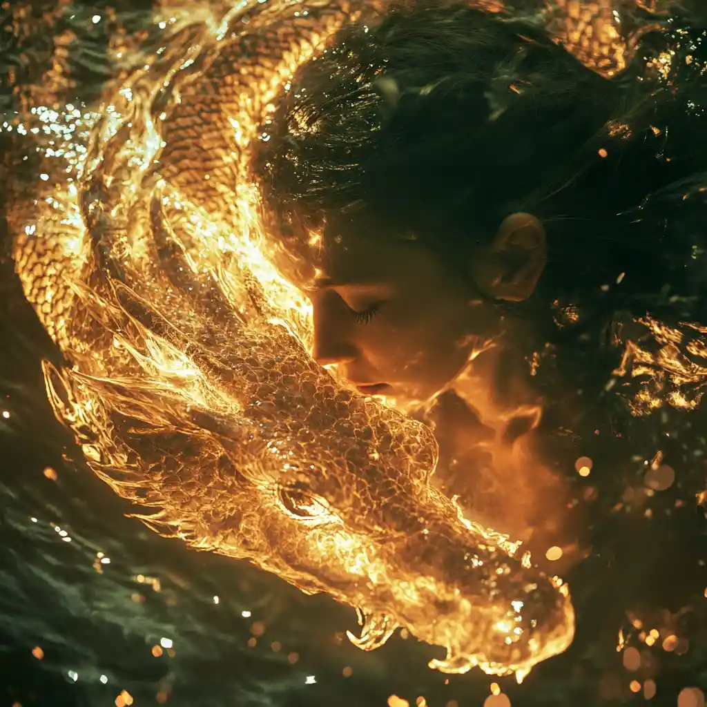 Cold blooded world and fire that made me shine