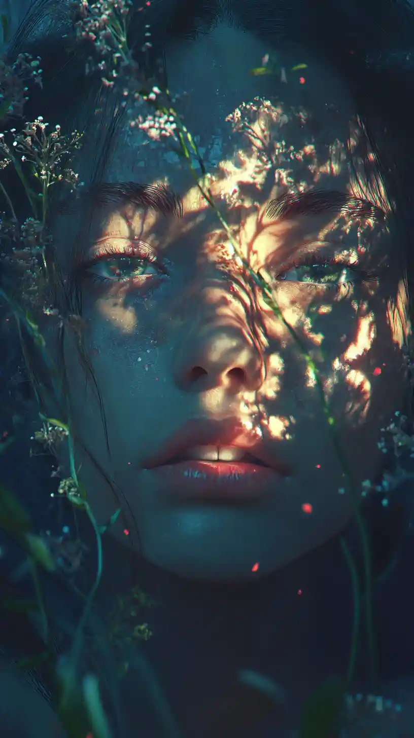 Confused emotions blurred between feeling and reality