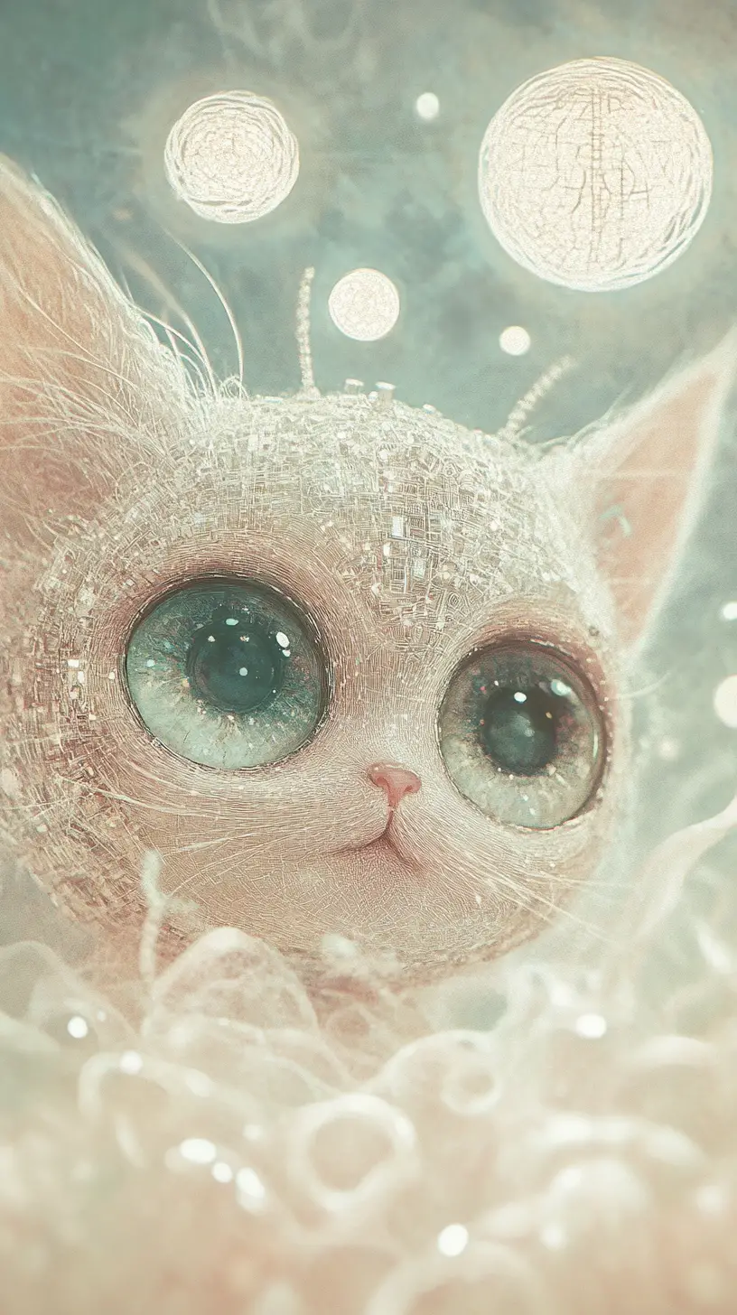 Whimsical Ai Princess In Surreal Celestial Playground