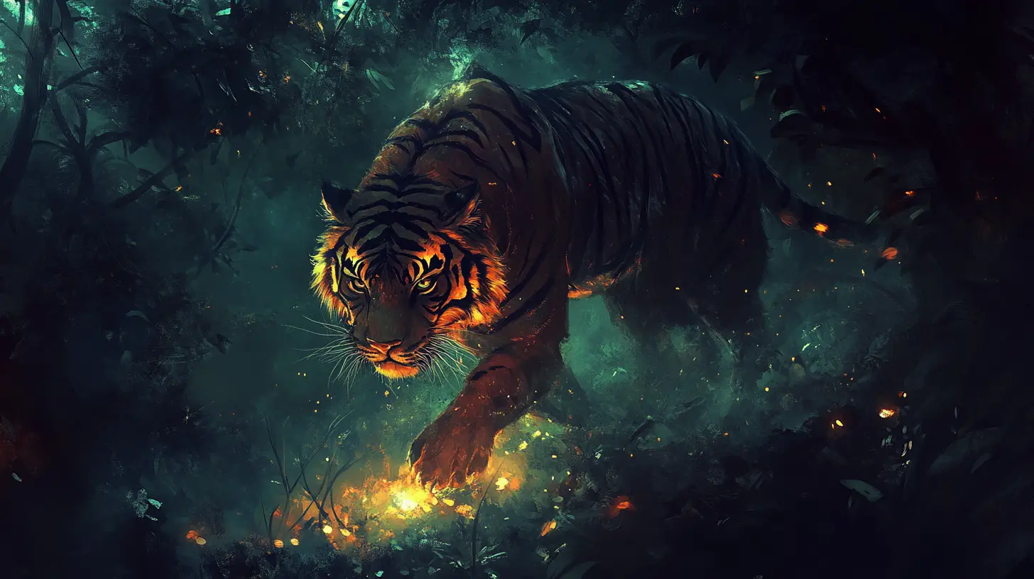 Mesmerizing Digital Beast With Predatory Yet Cute Beauty