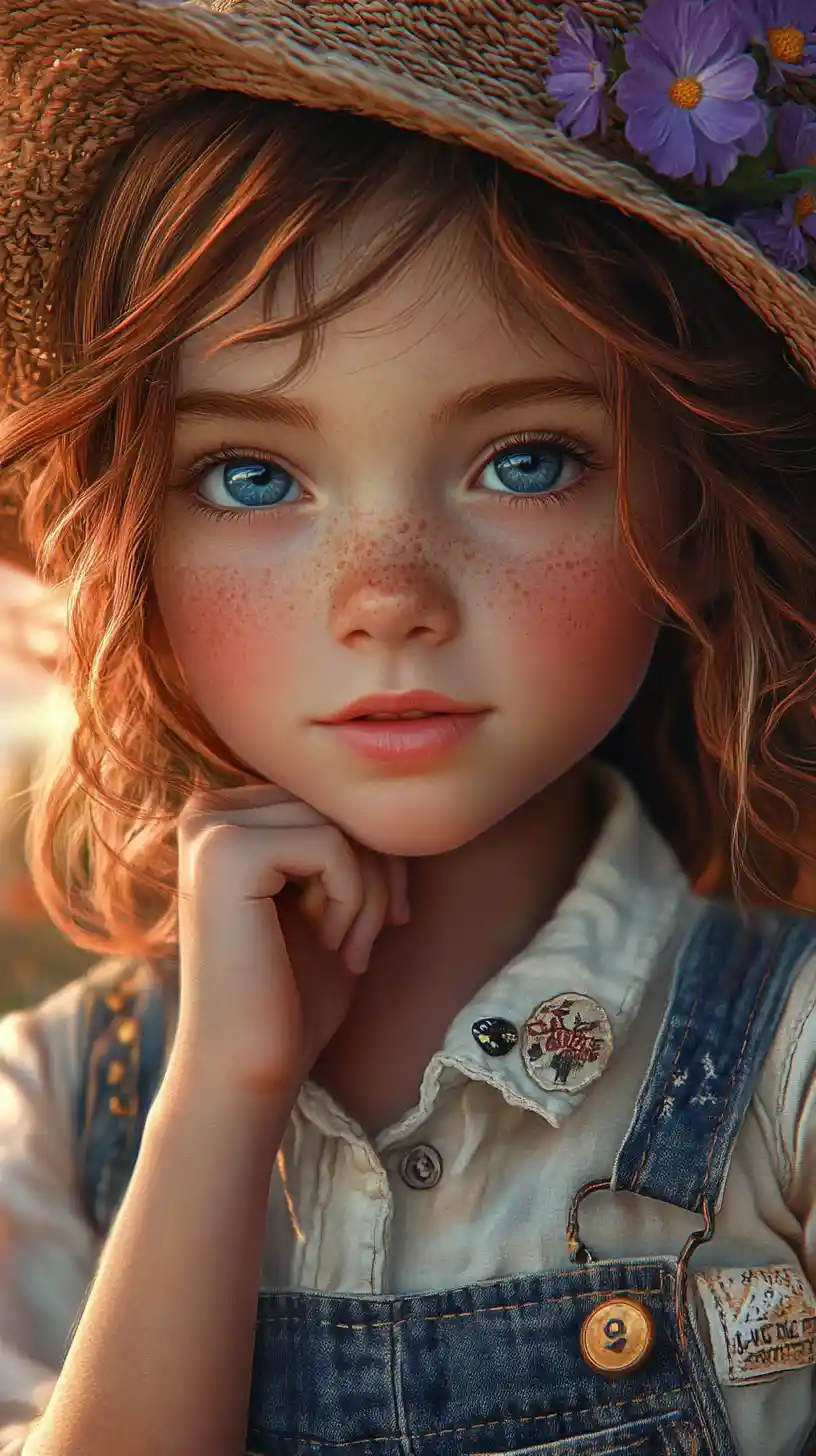 Thoughtful young girl at the beach at sunset