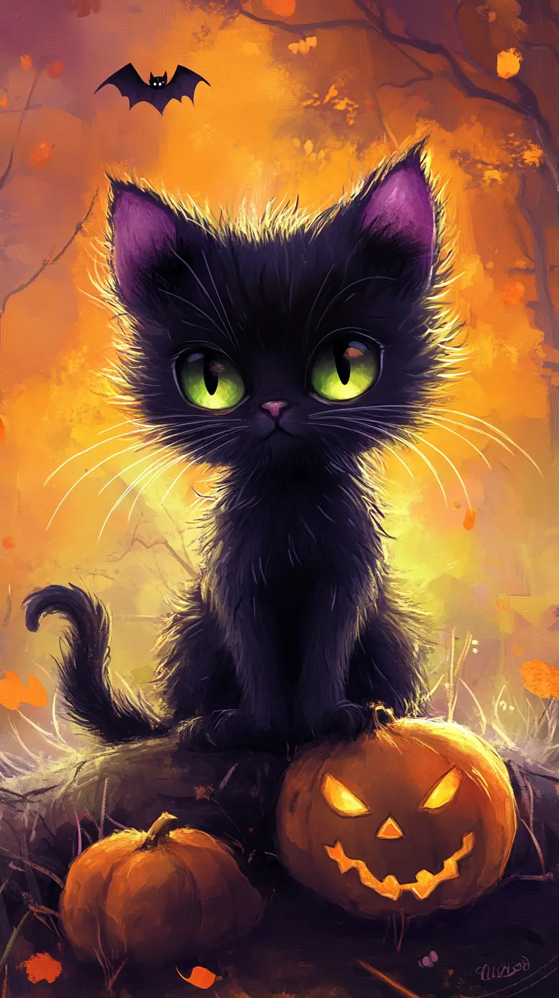 halloween scene
