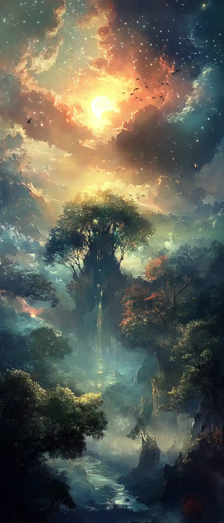 New dawn rising into a hopeful new life