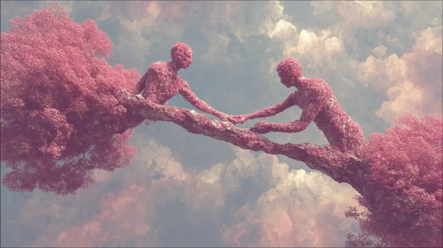 Love Reaching Beyond Human Understanding In Quiet Space