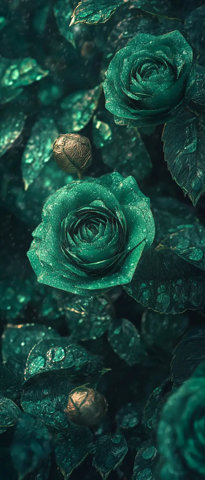 Alien Parasite Roses Blooming On A Distant Stellar World