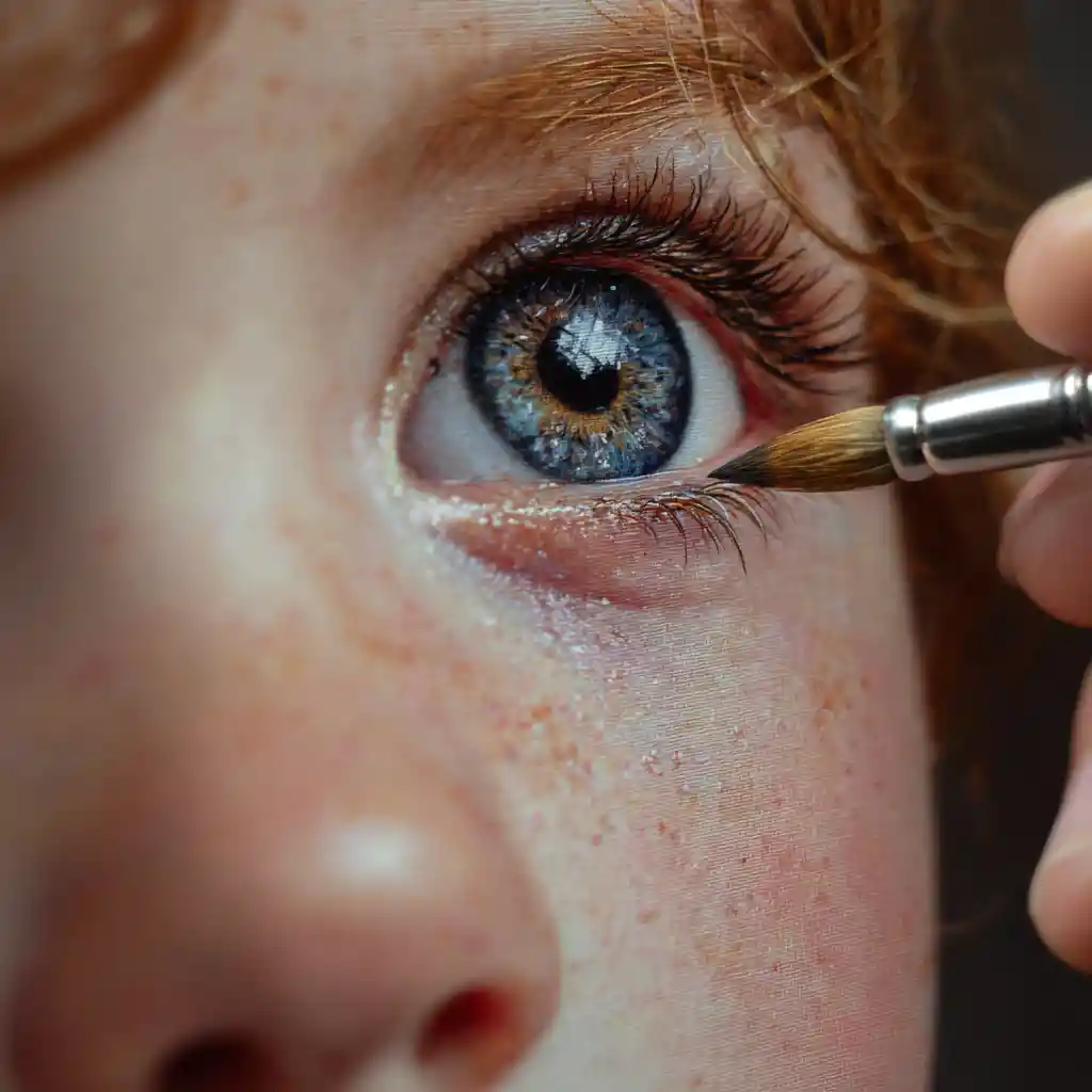 Adorable hyper realistic digital painting in high resolution