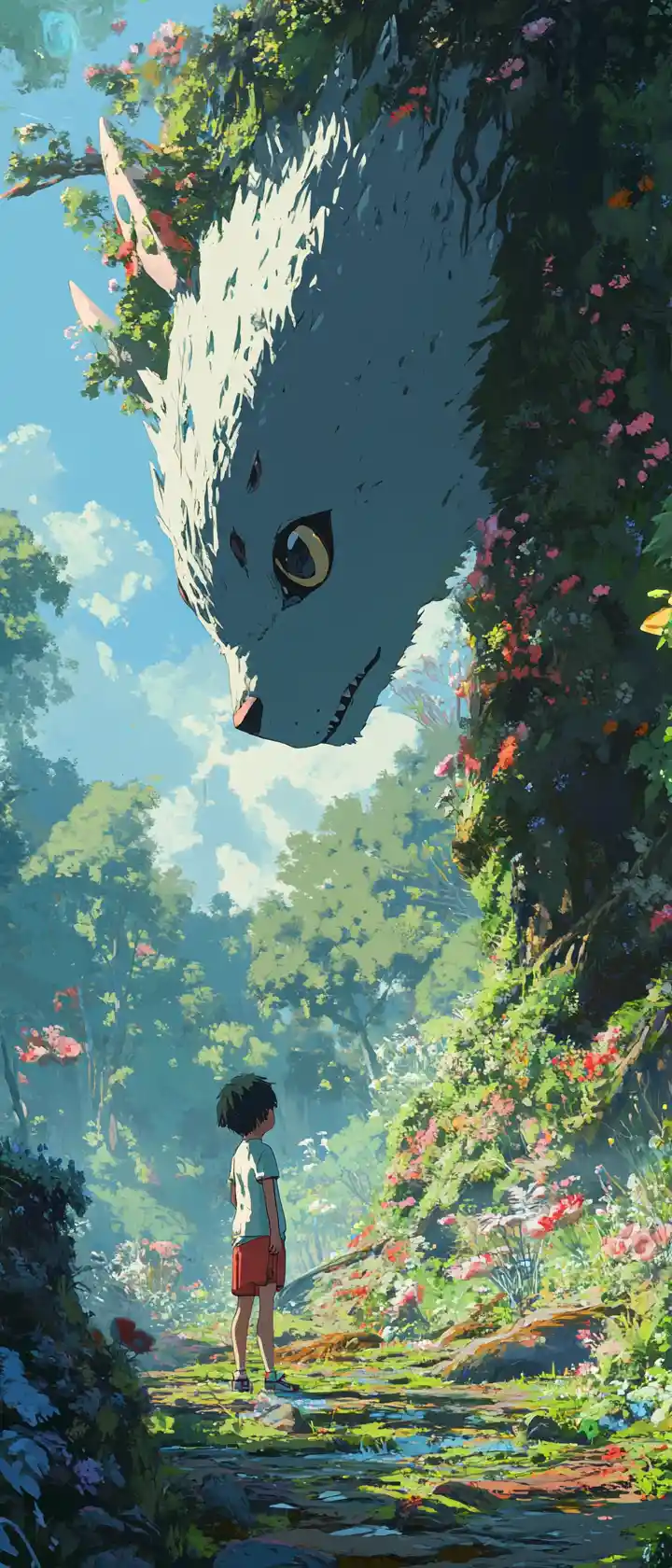 Child Hunted In A Glitching Digital Forest Realm