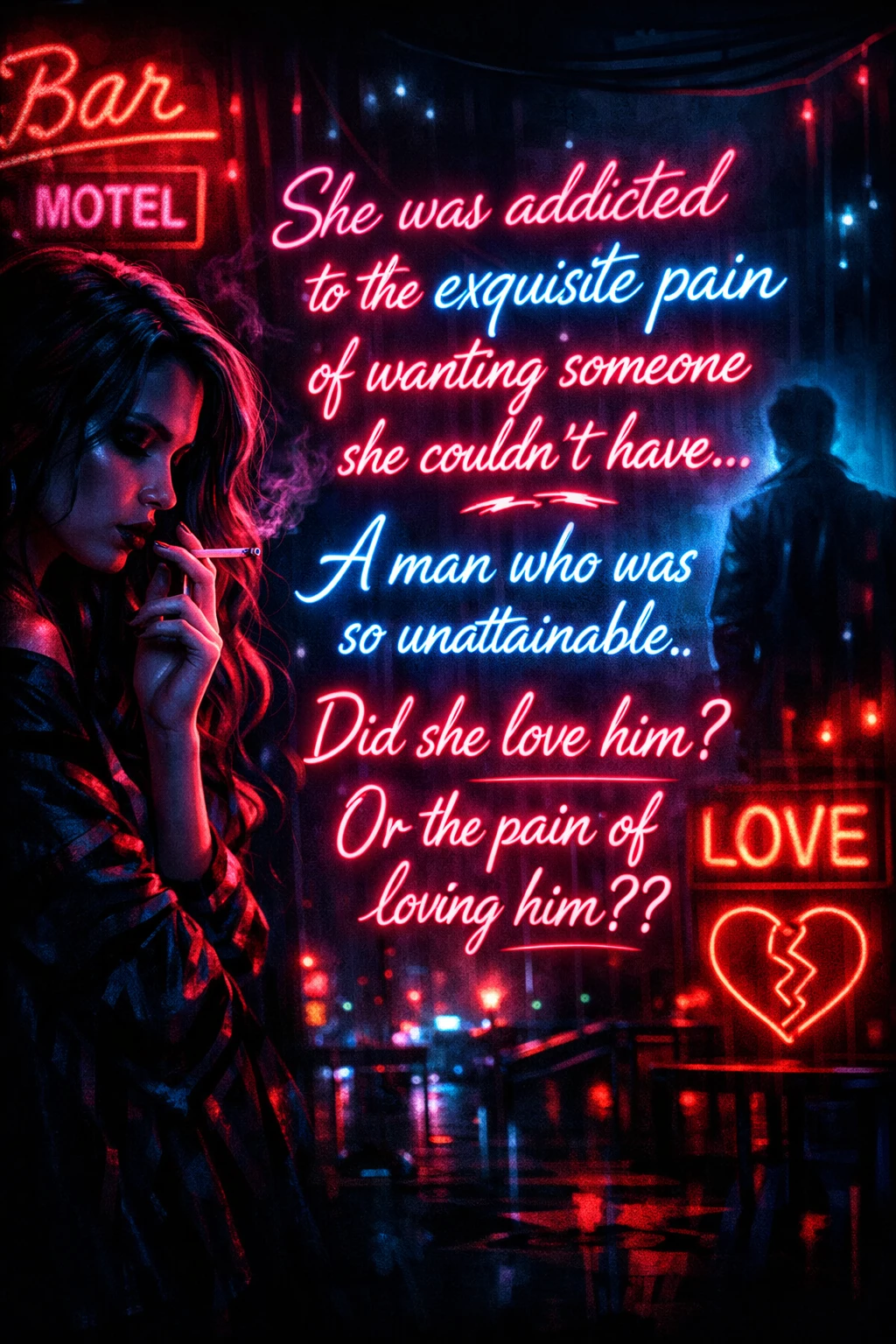 Woman lost in painful longing for an unattainable man