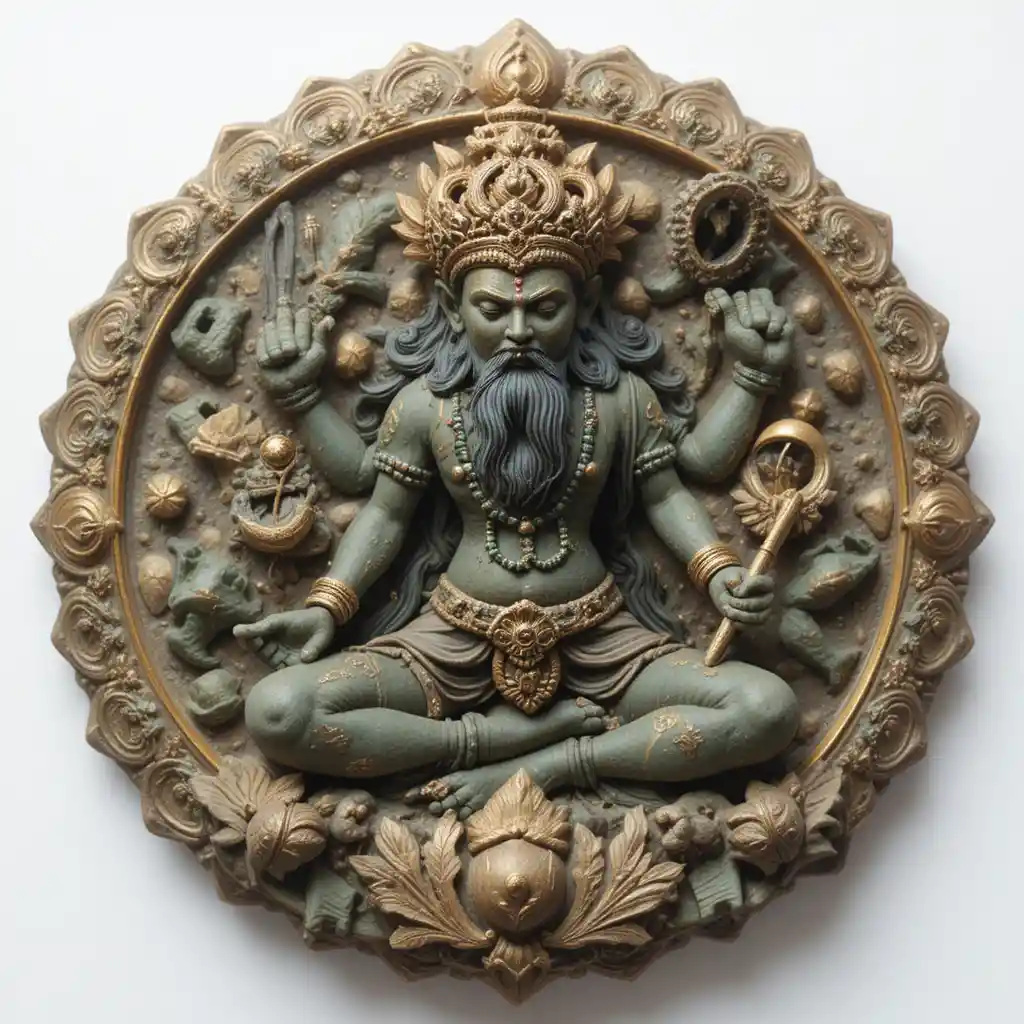 Il Signore Shiva visita Gokul, dove il piccolo Krishna gioca con Yashoda