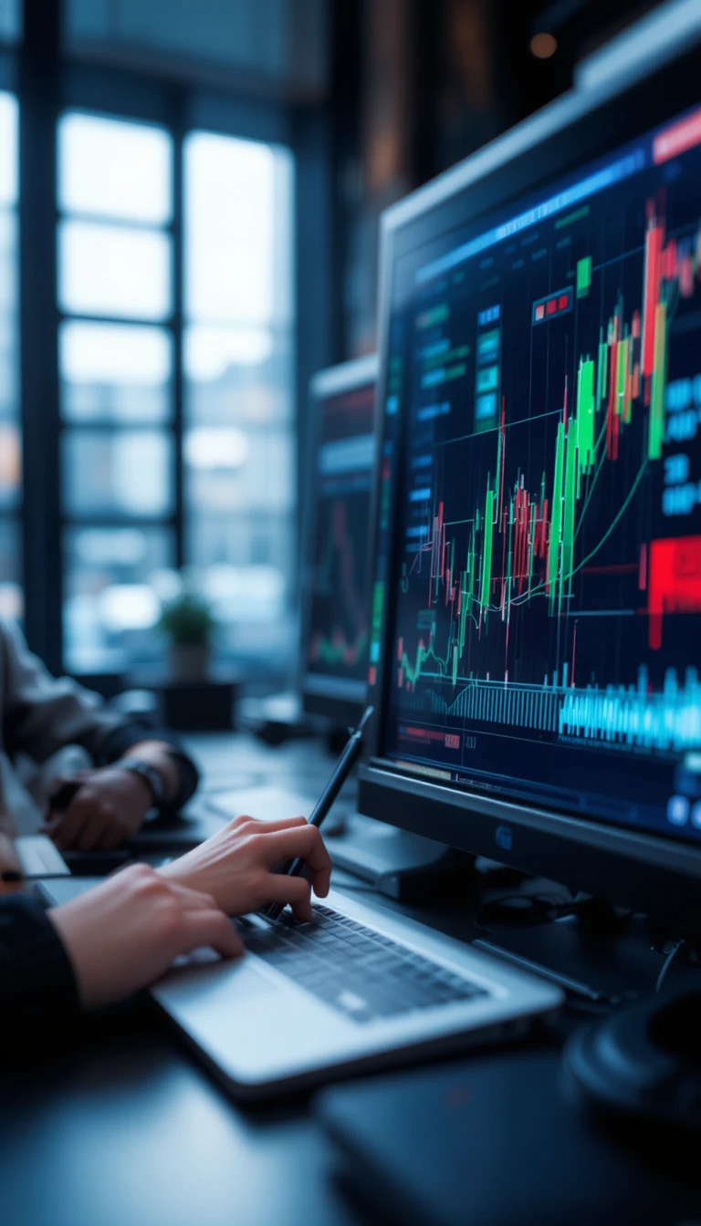 Flache Infografik zu grundlegenden Aktien- und Trading-Konzepten