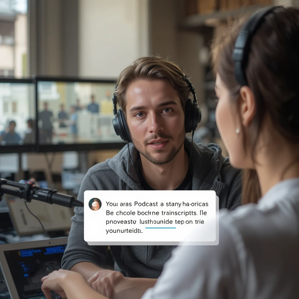 Homme regardant un podcast et lisant un message d’excuses