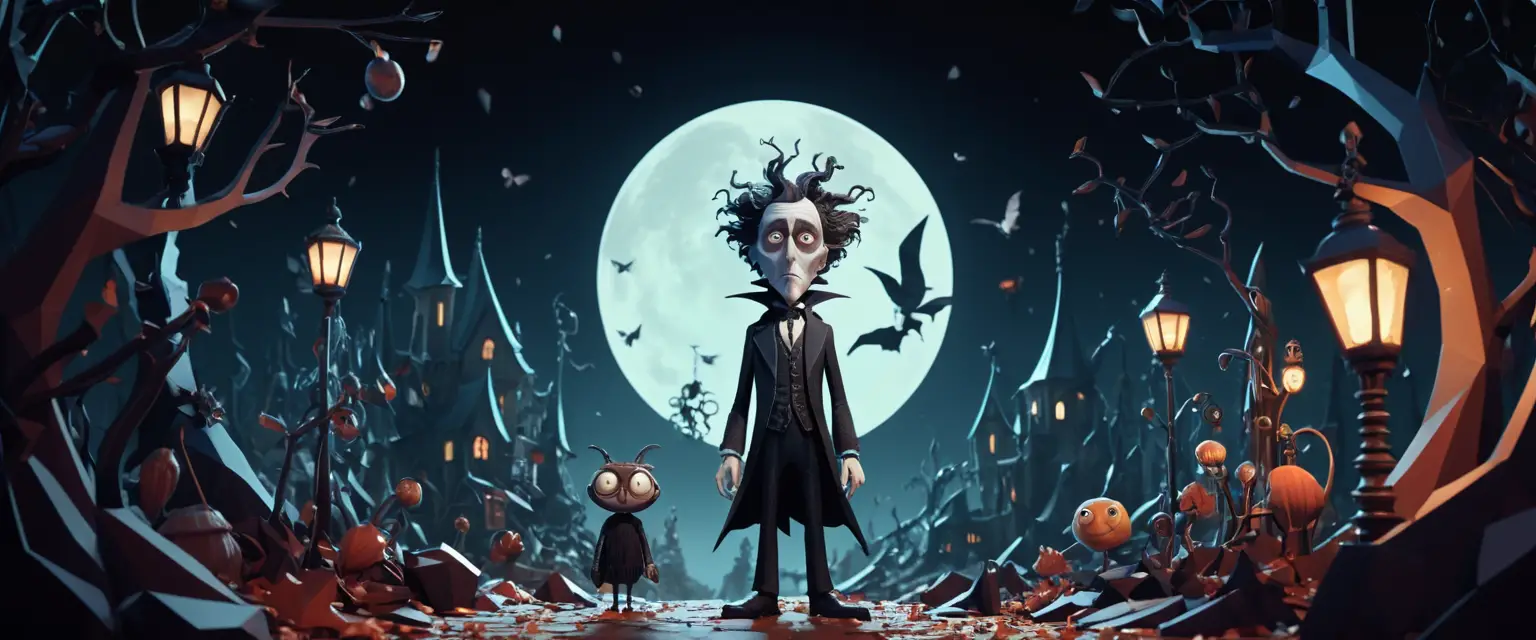 Enchanting Low Poly Characters In A Dark Imaginary World