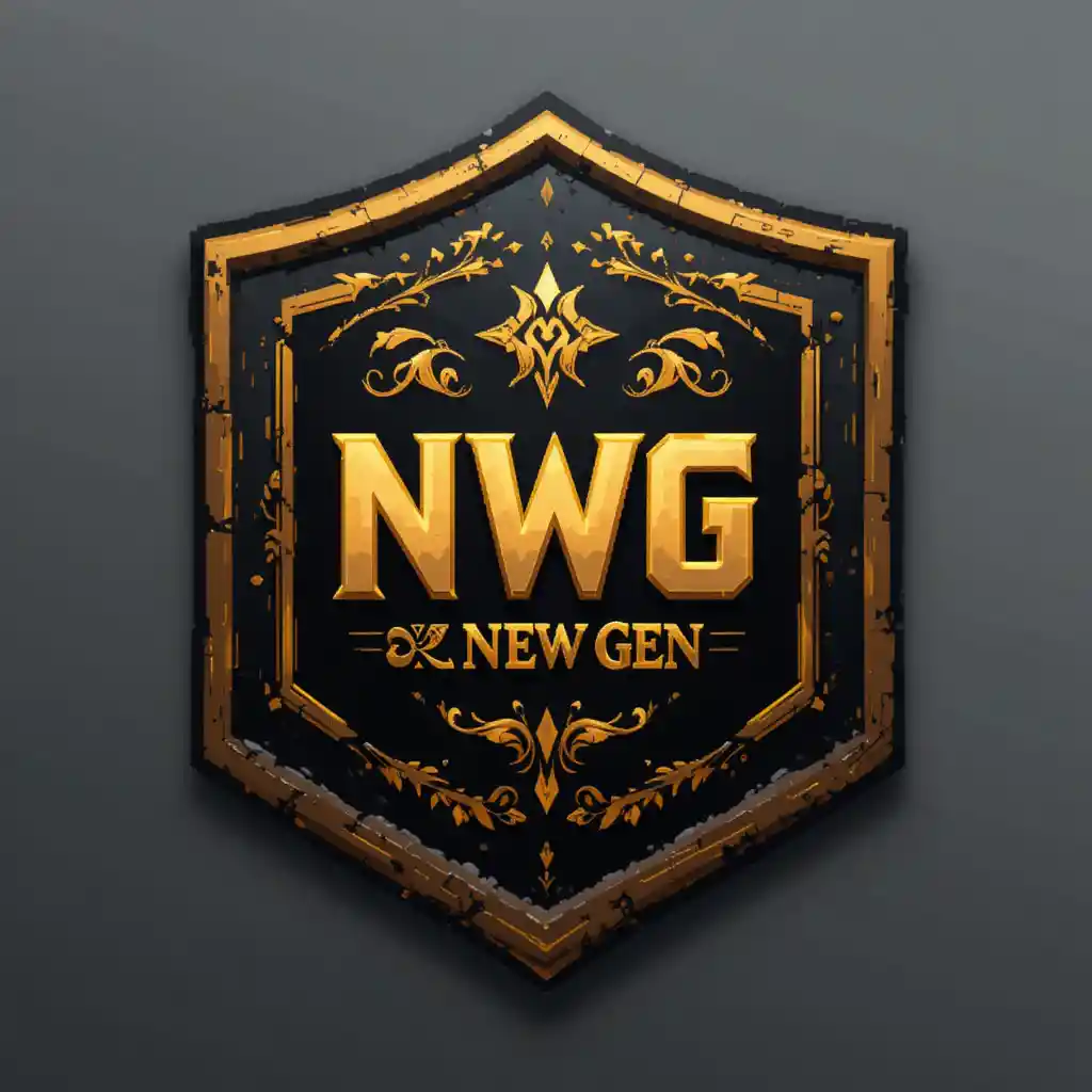 Black and gold pentagonal shield logo with NWG letters