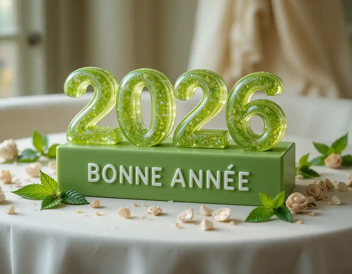 Festliches Zucker-Dessert 2026 mit Pistazien-Marzipan-Boden