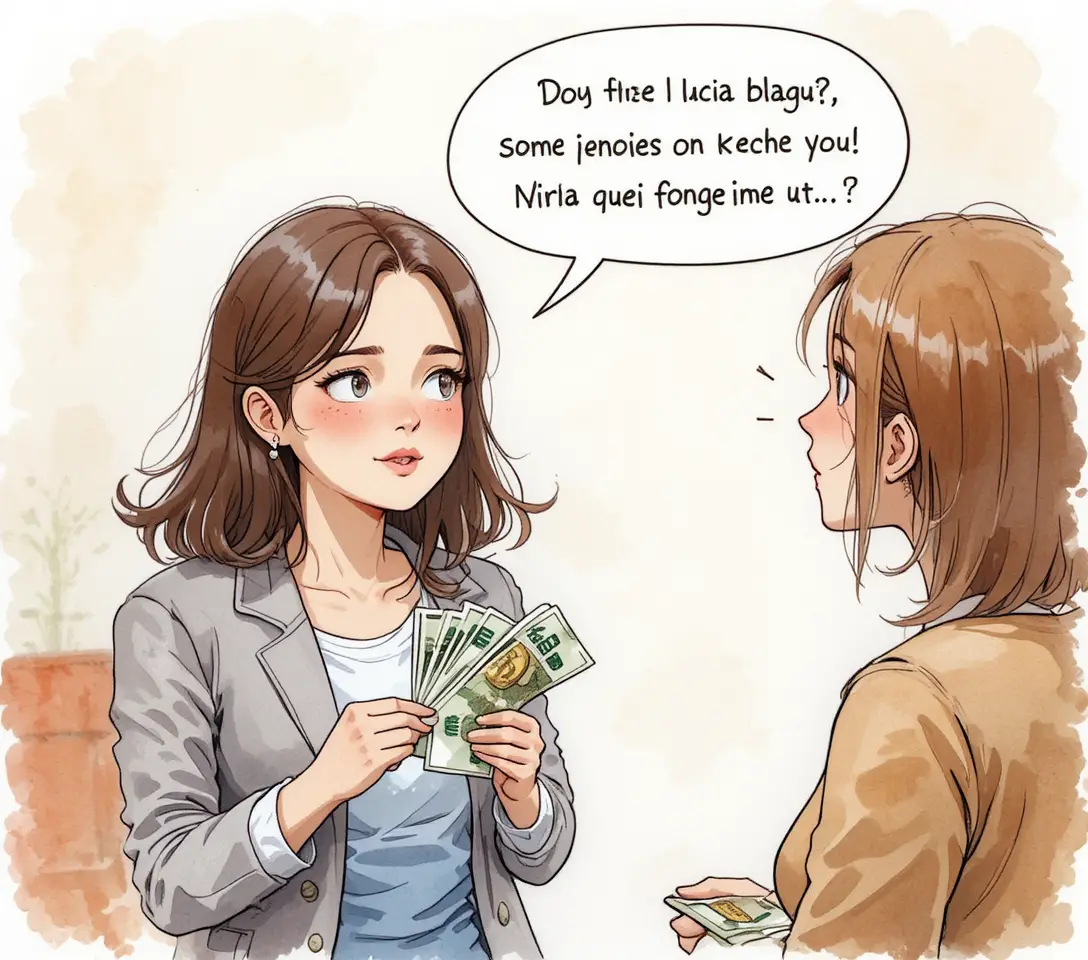 Greg confronts Lucia over unpaid rent and few euros