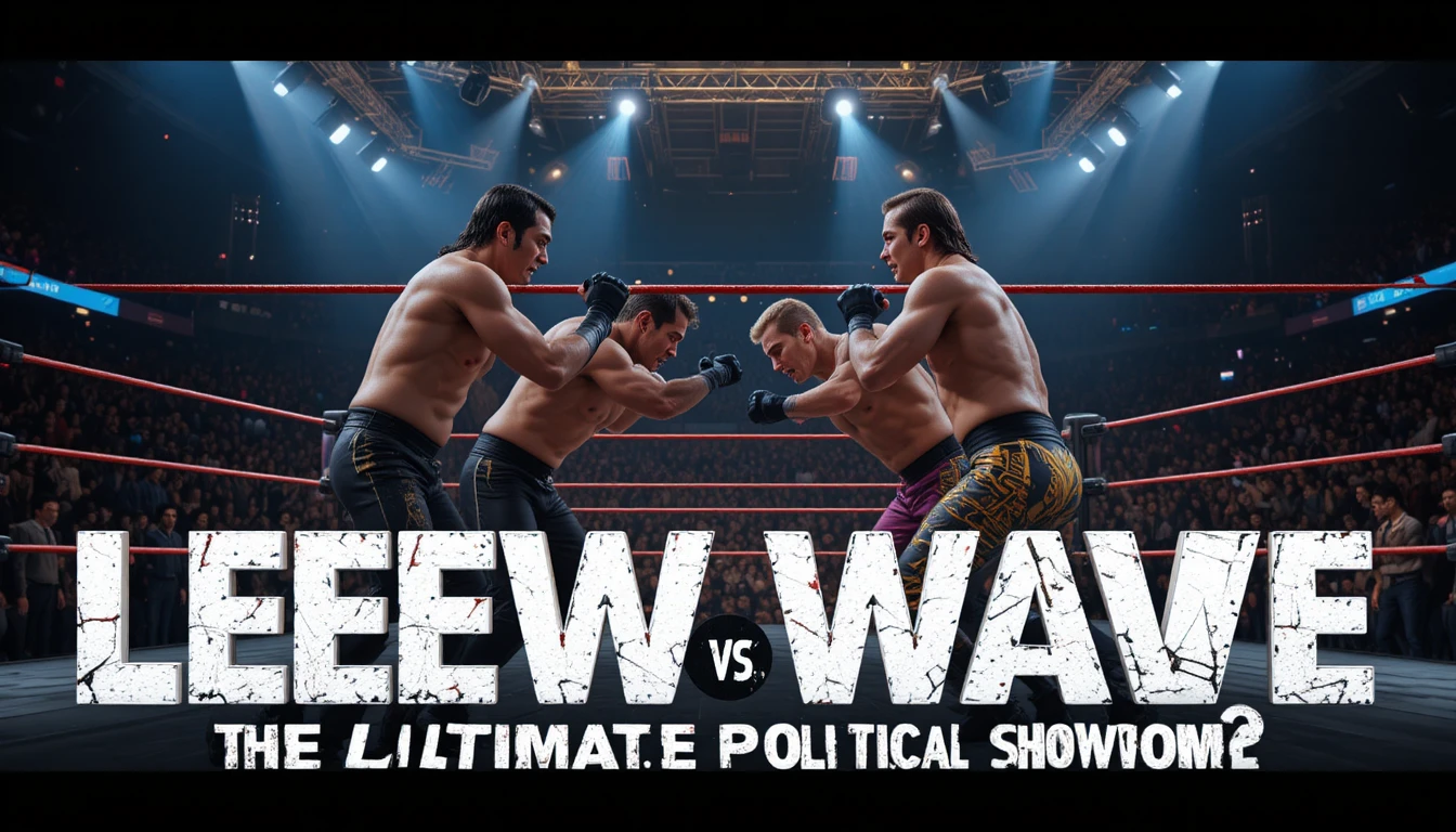 寫實風格的 WWE 政治對決摔角擂台