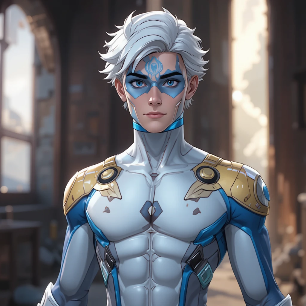 Animated male character inspired by Pietro Maximoff