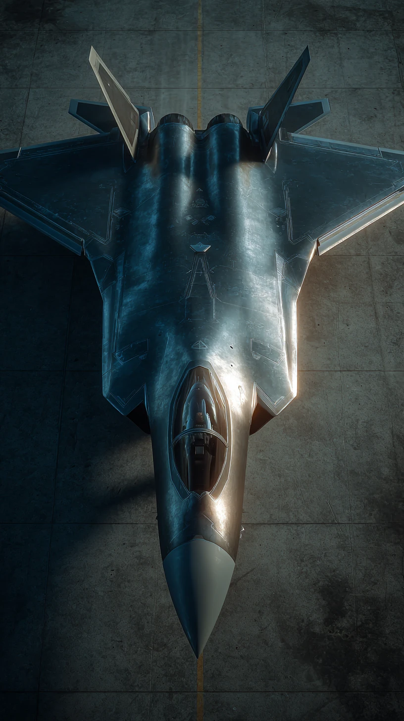 Caccia stealth sopra un’enorme base aerea militare cinese